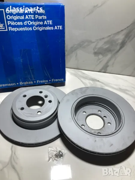 Спирачни дискове ATE за БМВ 5-та серия Е60 и 6-та серия Е63 / BMW 5 (E60, E61), 6 (E63, E64), снимка 1