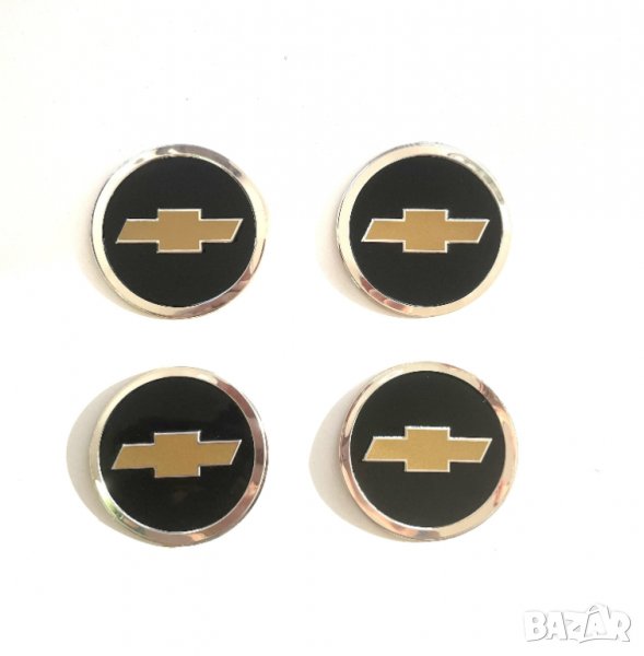 стикери метални за капачки за джанти или тасове за Chevrolet, снимка 1