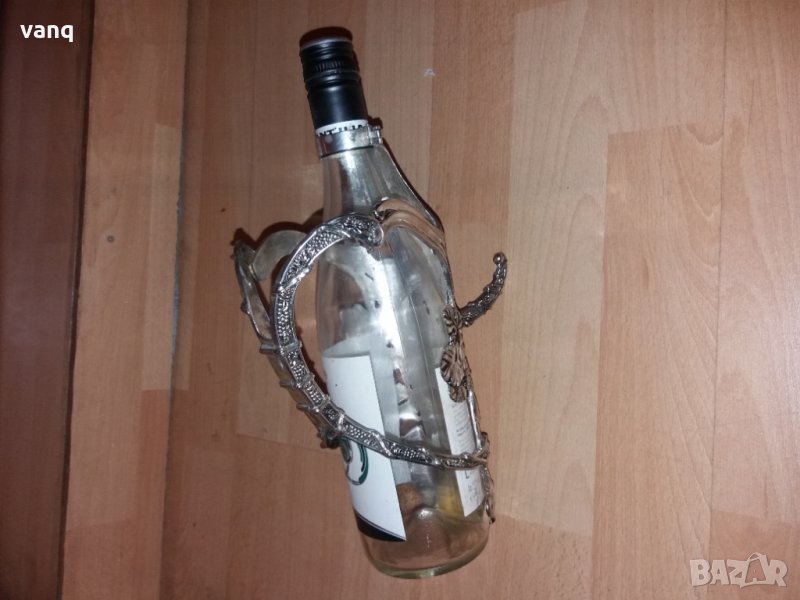 Посребрена поставка за бутилка, снимка 1