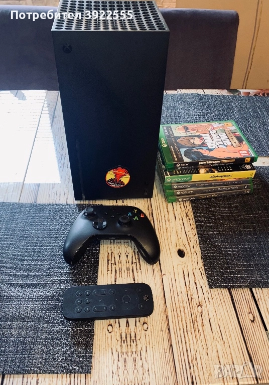 Xbox Series X 1TB + игри – Отлично състояние + оригинална кутия, снимка 1