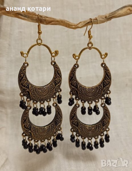 Индийски обеци висящи М17, снимка 1