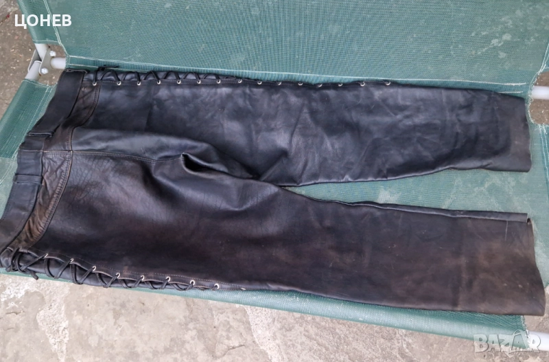 Мото екипировка естествена кожа  яке, панталон, ръкавици и боти, снимка 1