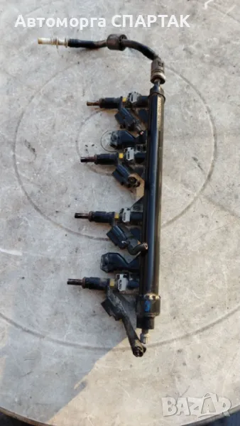 Peugeot 308 2007 2015 1.6 Бензинов двигател Горивна релса за високо налягане 75756458002, снимка 1