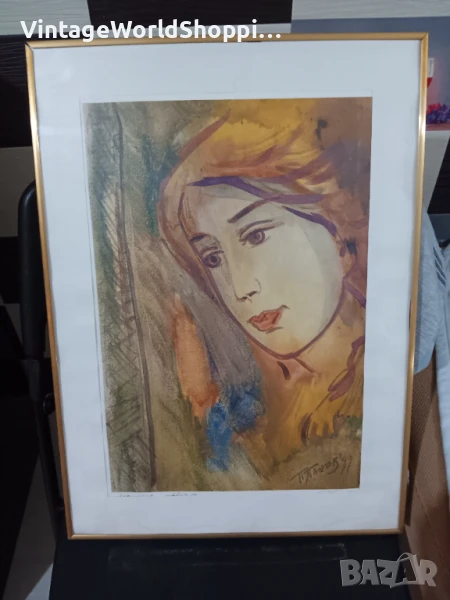 Акварел на П.Панев 1999г. ОРИГИНАЛ, снимка 1