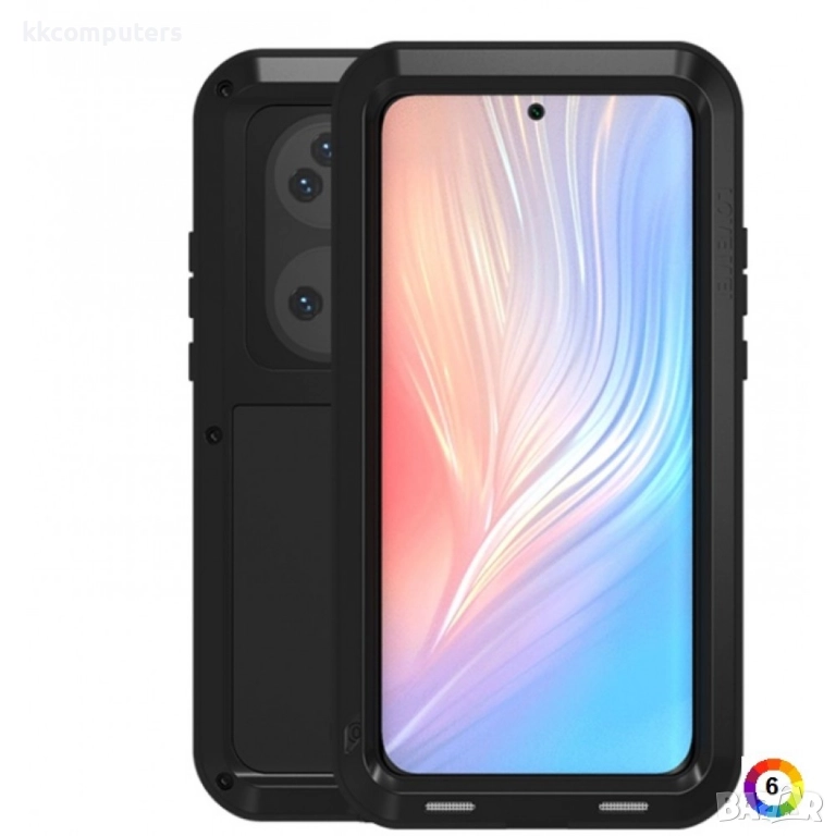 Huawei P50 Pro LOVE MEI Удароустойчив/Водоустойчив Калъф и Протектор, снимка 1