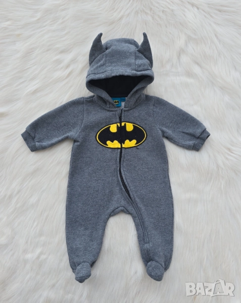 Бебешки ромпър Батман за новородено, снимка 1