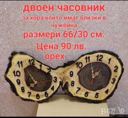 часовници ръчна изработка, снимка 18 - Стенни часовници - 42654835