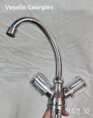 Смесители за умивалник баня, кухня, (смеситена батерия) стоящи 2бр., снимка 11 - Други стоки за дома - 48985804