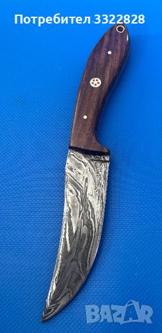 Нож от Дамаска стомана, снимка 3 - Ножове - 44014698