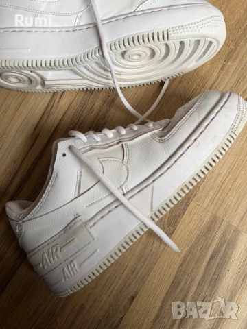Оригинални кожени чисто бели кецове Nike W AF1 SHADOW! 40 н, снимка 6 - Кецове - 51229066