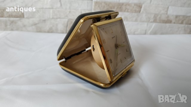 Стар туристически часовник / будилник - Haramachi Seiki Co. - Made in Japan - 1965г., снимка 3 - Антикварни и старинни предмети - 35260471
