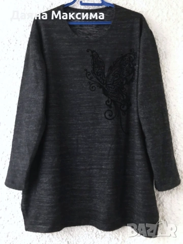 Топъл блузон 2ХЛ 💜, снимка 3 - Туники - 53062764