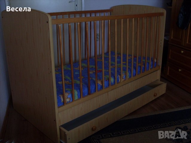 Детско легло PIKIO с матрак, снимка 2 - Мебели за детската стая - 43896174