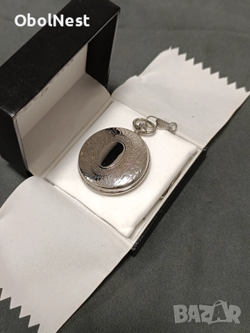 Елегантен джобен часовник LEGEND 85416CP - швейцарски механизъм Ronda, снимка 3 - Мъжки - 52367262