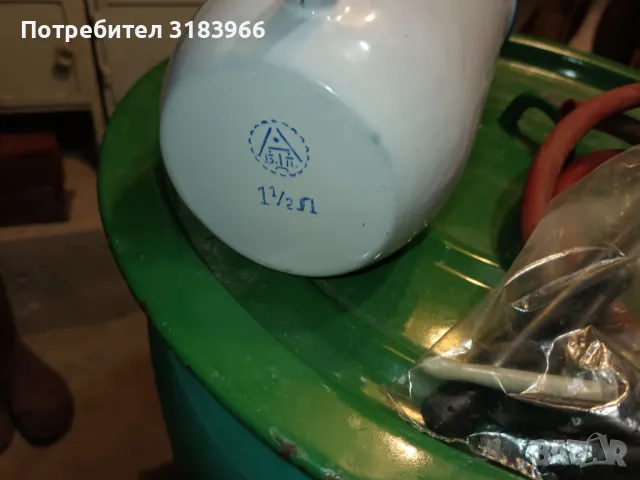 чисто нов емайлиран съд за клизма, снимка 3 - Антикварни и старинни предмети - 48106353