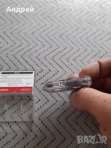 Стара микро касета Sony #2, снимка 6 - Други ценни предмети - 53385826