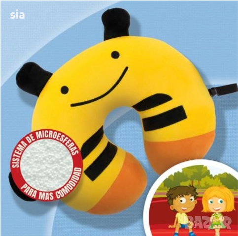 Възглавница за врат, Детска възглавница, Пчела