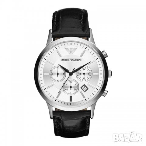 мъжки часовник Emporio Armani AR2432 Renato Classic Black -50%, снимка 2 - Мъжки - 37790267