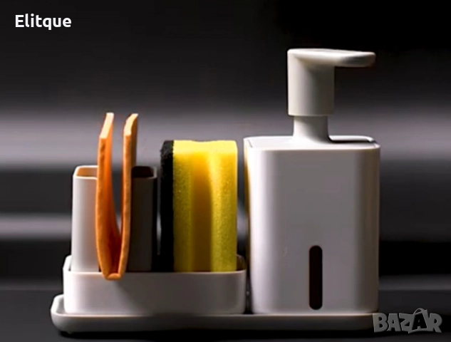 Органайзер за мивка с дозатор за течен сапун, снимка 5 - Други - 52831537