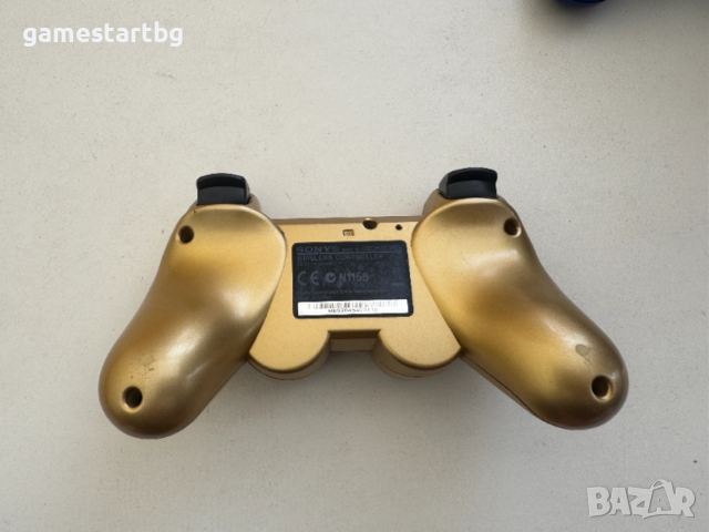 Оригинален безжичен за PS3 Dualshock 3 -Gold, снимка 2 - Аксесоари - 52615436