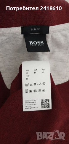 Hugo Boss Paul Curved Stetch Slim Fit Mens Size M ОРИГИНАЛ! Мъжка Тениска!, снимка 4 - Тениски - 36499199