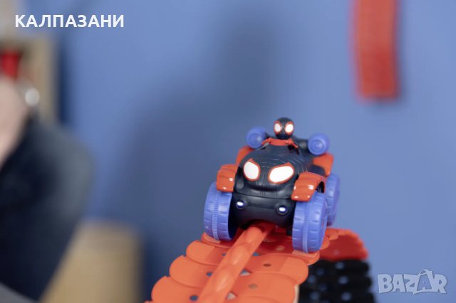 SMOBY SPIDEY FLEXTREME Кола Morales и релси 7600180926, снимка 4 - Коли, камиони, мотори, писти - 44114077