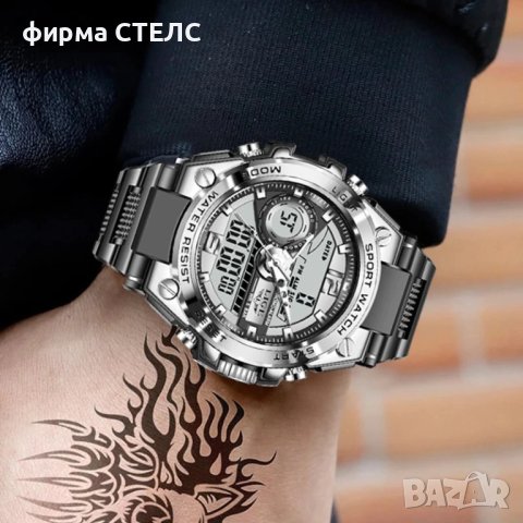 Мъжки часовник Lige Sports Watch, Водоустойчив, снимка 12 - Мъжки - 44096346
