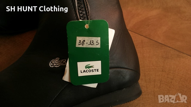 LACOSTE Boots Размер EUR 37 1/3 / UK 4 1/2 естествена кожа 38-13-S, снимка 10 - Дамски боти - 52654366