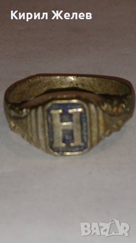 Уникален стар пръстен сачан ръчна изработка -60041
