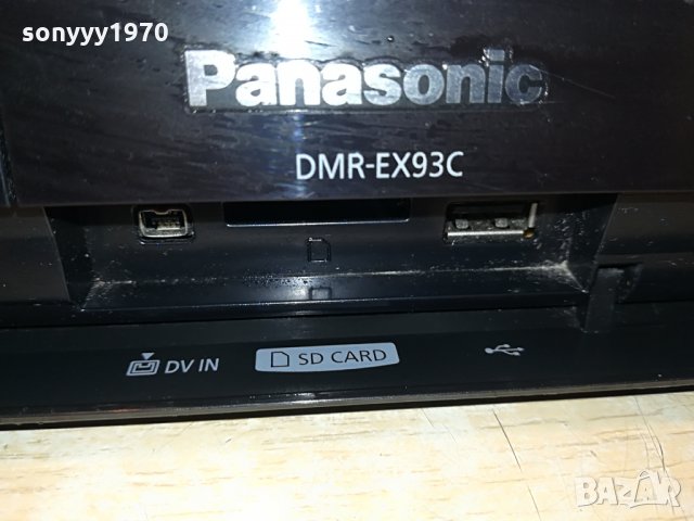 DVB-panasonic dmr-ex93c hdd/dvd/usb/dvb/hdmi-germany 1806211256, снимка 5 - Плейъри, домашно кино, прожектори - 33256994