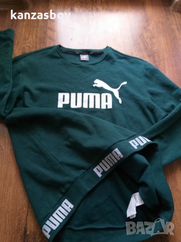 PUMA Amplified Crew - страхотна мъжка блуза КАТО НОВА, снимка 10 - Спортни дрехи, екипи - 35626255