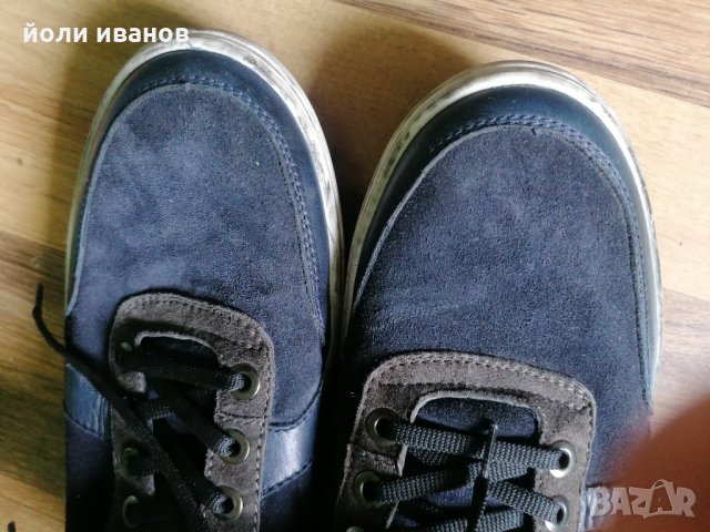 Нави кожени обувки,нови,44 номер, снимка 12 - Ежедневни обувки - 32883829