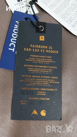 Яке Burton x Carhartt WIP Fairburn 3L размер M, снимка 13 - Якета - 53404226