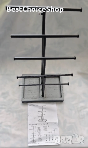 Органайзер - Поставка за колиета, обеци, бижута 5 нива, снимка 4 - Други - 53504443