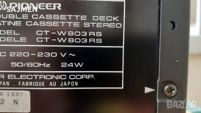 pioneer ct-w803rs , снимка 14 - Декове - 35564858