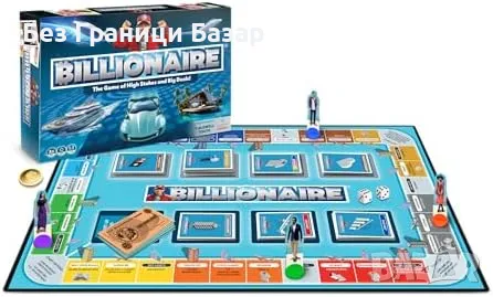 Настолна игра Billionaire – за деца и възрастни, ново издание стратегия и сделки, снимка 3 - Настолни игри - 49863710