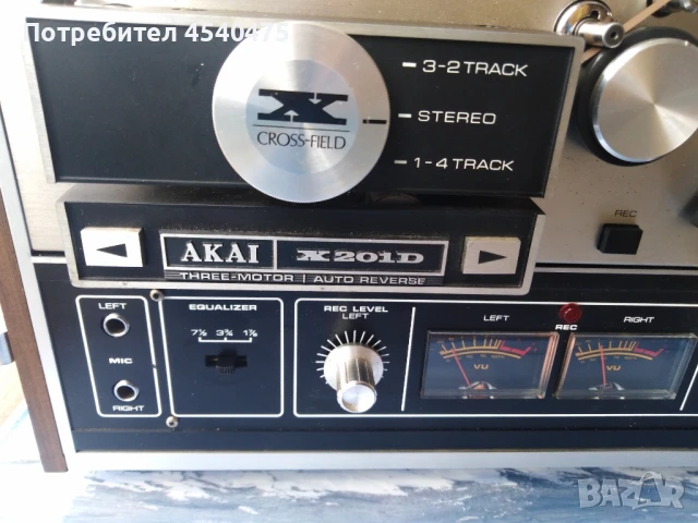 AKAI X-201 D (магнетофон) , снимка 3 - Декове - 51227043