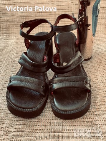 Уникални груби сандали FUN&CO,естествена кожа, снимка 10 - Сандали - 36990586