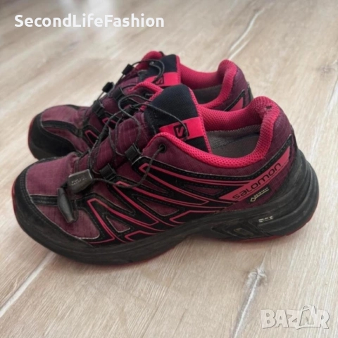 Дамски Маратонки за бягане Salomon XT Wings 3, лилави, UK4.5 EU37 2/3, снимка 2 - Маратонки - 52505794