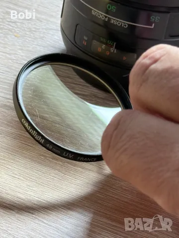 Обектив Olympus AF Zoom 35–70mm f/3.5–4.5 + Cokin UV филтър, снимка 17 - Обективи и филтри - 50324484