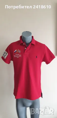 POLO Ralph Lauren Russia Limited Pique Cotton Custom Fit Mens Size M ОРИГИНАЛ! Мъжка Тениска!, снимка 8 - Тениски - 49796271