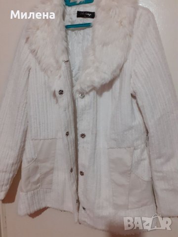 Бяло палто, снимка 3 - Палта, манта - 38311653