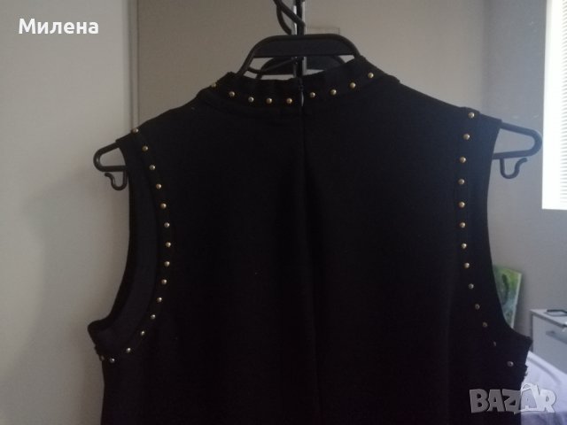 Висок клас къса рокля /туника/ с капси, снимка 5 - Рокли - 37477681