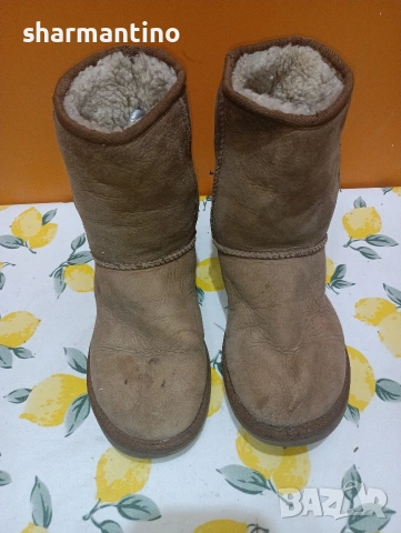 UGG Leather N 37 - 6 €, снимка 2 - Дамски боти - 53446003