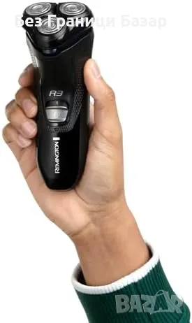 Нова Remington R3 мъжка ротационна самобръсначка + тример за брада мъж, снимка 2 - Електрически самобръсначки - 47384403