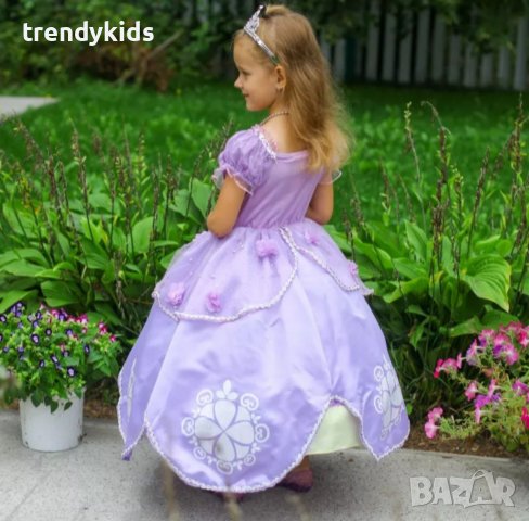 Рокля на принцеса София !, снимка 2 - Детски рокли и поли - 36899258