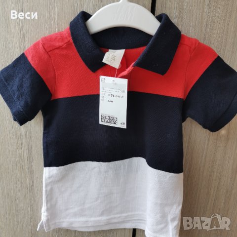 Тениска 74 размер, снимка 7 - Бебешки блузки - 27787908