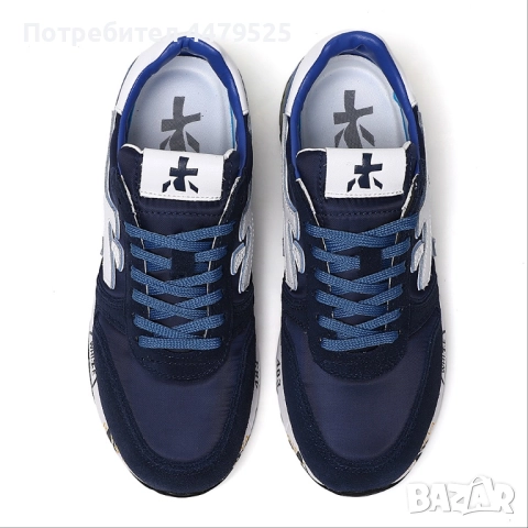 Нови мъжки маратонки с кутия PREMIATA blue, снимка 5 - Маратонки - 51736856