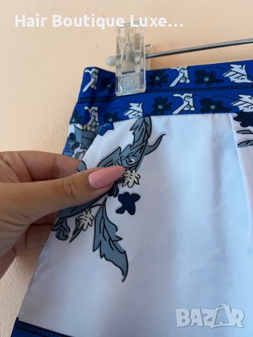 Комплект къси панталонки и тениска в бял цвят със сини цветя 💙, снимка 8 - Комплекти - 44047637