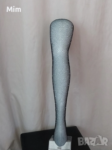 Черен чорапогащник мрежа с камъни , снимка 5 - Бельо - 51795122